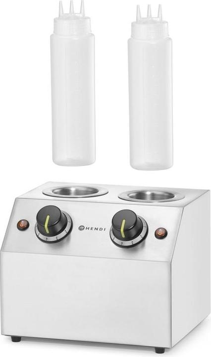 Actual product image Hendi Double sauce warmer,, 1.3L, 220-240V/400W, 270x223x(H)282mm