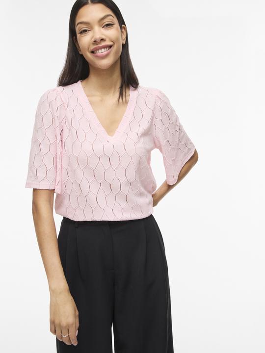 Immagine prodotto Vila VIMARCELLA V-Ausschnitt Oberteil mit kurzen Ärmeln (S)