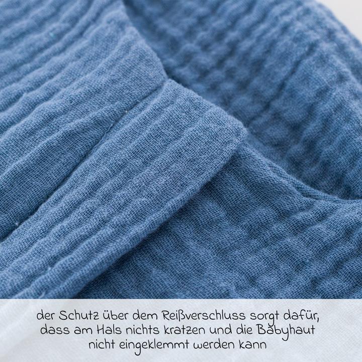 Actual product image Träumeland Liebmich Cotton Muslin Summer Sleeping Bag (60 cm)