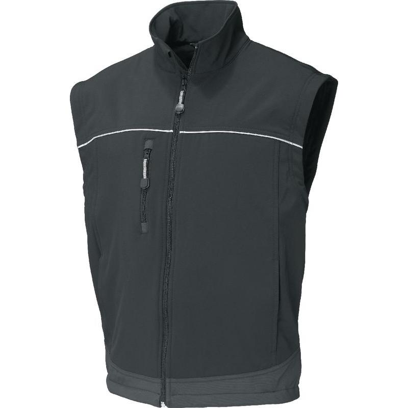 Thumbnail - BRW, Herren, Weste, Softshell Weste, Schwarz, (XL)