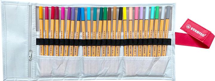 Produktbild STABILO Tintenfeinschreiber point 88 Rollerset Pastell (25x)