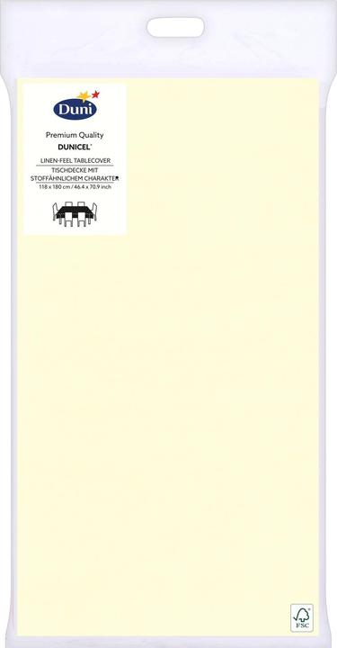 Immagine prodotto Duni Tovaglia 118x180 cm crema (180 x 118 cm)