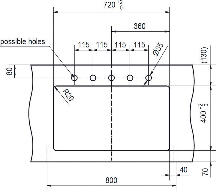 Actual product image Franke 125.0683.236 (80 cm)