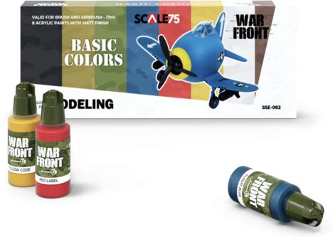 SET BASIC COLORS Warfront Paint Set