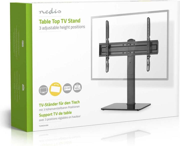 Actual product image Nedis Fixed TV stand | 37-70 " | maximum supported screen weight: 40 kg | adjustable in front (40 kg, 37" - 70")