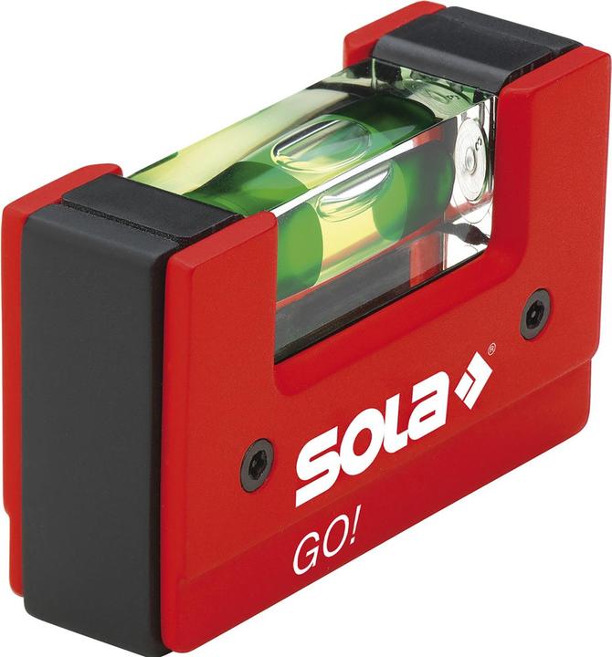 Actual product image MGA Sola GO! CLIP - Mini spirit level made of glass fibre reinforced plastic - Sola spirit level small (4.50 cm)