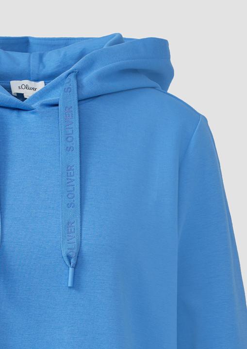 Produktbild S.Oliver Sweatshirt Weiches Kapuzensweatshirt mit seitlichen Schlitzen (36)