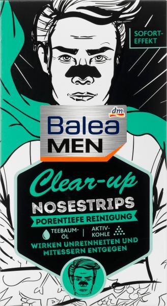 Actual product image dm Balea MEN Clear-Up Nosestrips