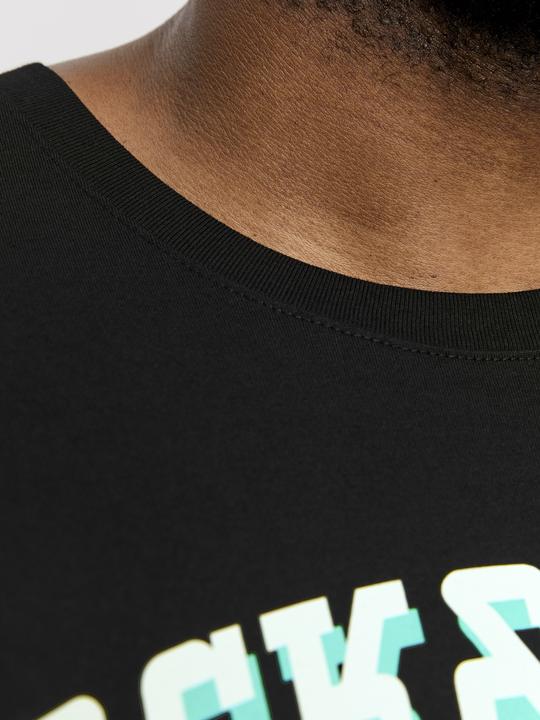 Actual product image Jack & Jones Jjelogo Tee Ss O-Neck 2 Col Aw24 S Pls (XXL)