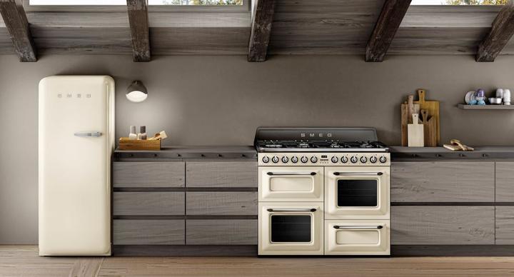 Produktbild Smeg FAB28RCR6 Kühlschrank Rechtsanschlag Creme 50's Style (270 l)