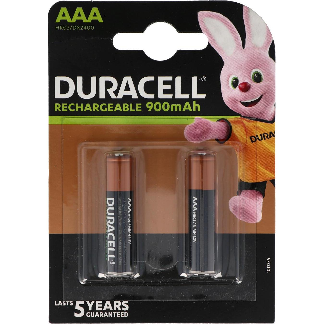 Thumbnail - Duracell Rechargeable (2 Stk., AAA, 900 mAh), Batterien + Akkus