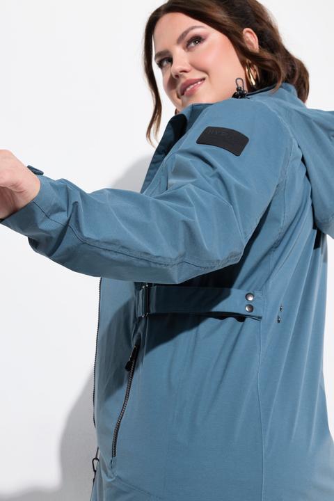 Produktbild Ulla Popken HYPRAR Funktionsjacke, wasserdicht, A-Linie, Kapuze (46, 48)