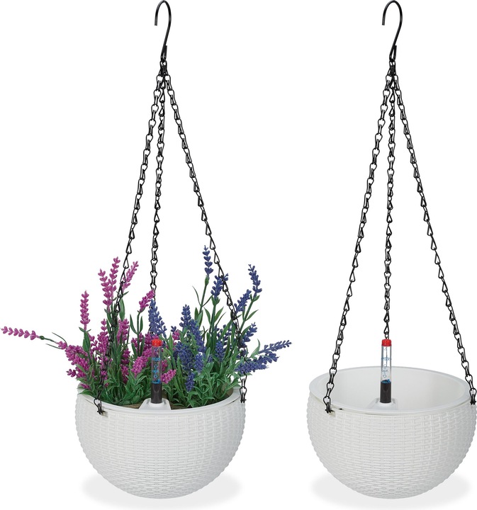 Actual product image Relaxdays 2x pots de fleurs (18.50 cm)