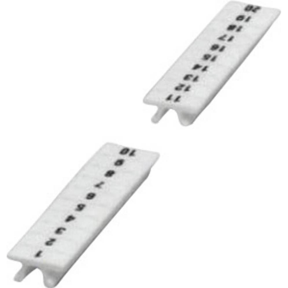 Phoenix Contact, Zange, Phoenix ZBF 8,LGS:FORTL.ZAHLEN 11-20 Terminal block markers 1Stück(e)