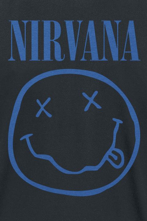 Actual product image Nirvana Blue Smiling Face (L)
