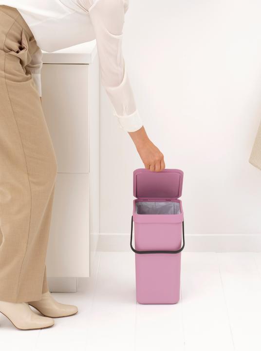 Actual product image Brabantia Recyclingbehälter Sort & Go 12 l, Rosa (12 l)