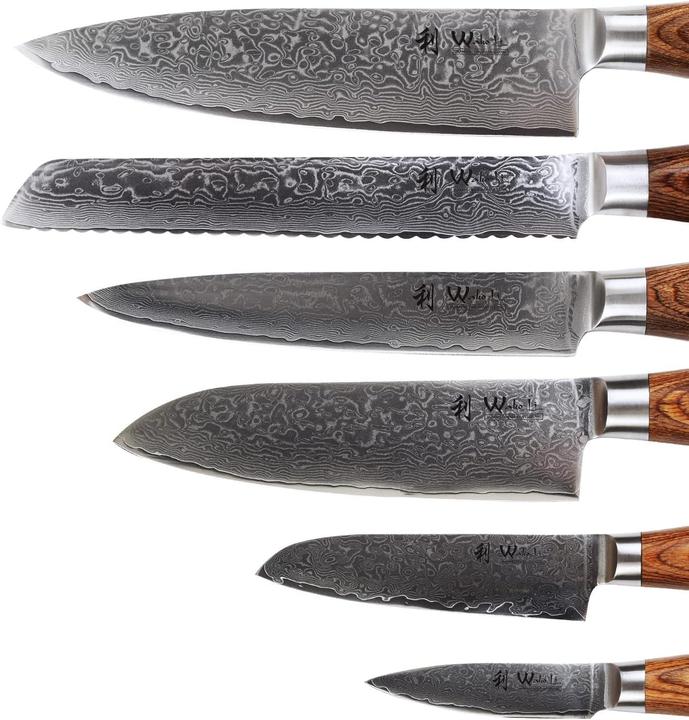 Immagine prodotto Wakoli Set di coltelli Edib Pro Damascus (20 cm)