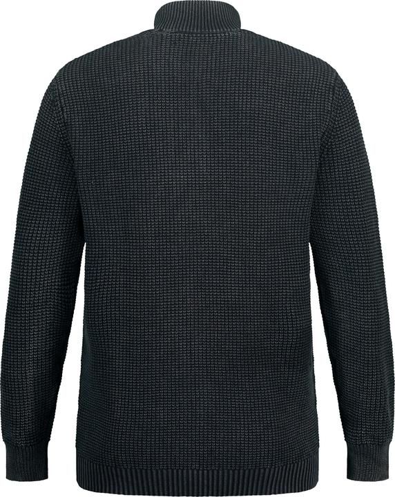 Produktbild JP1880 Troyer, Vintage Look, Stehkragen-Einsatz, Zipper (L)
