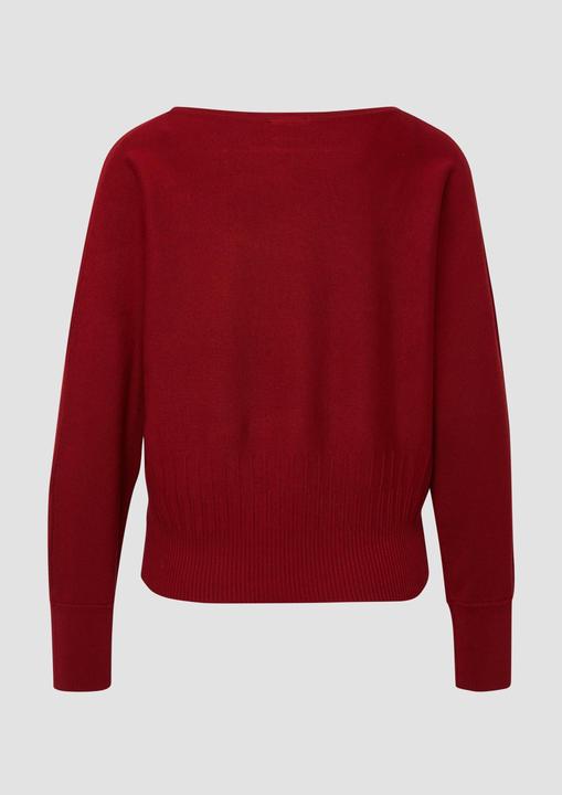 Produktbild s.Oliver Strickpullover Feinstrick-Pullover mit Strukturmuster am Saum (32)