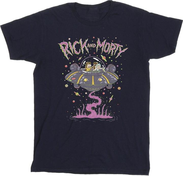 Produktbild Rick And Morty Pink Spaceship TShirt (4XL)