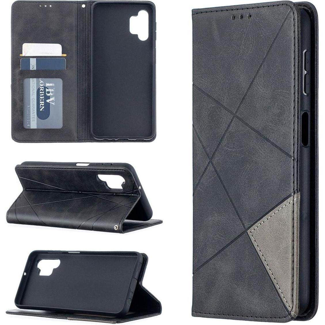 Thumbnail - König Design Hülle Handy Schutz für Samsung Galaxy A32 5G Case Cover Tasche Etuis Schwarz Neu (Samsung Galaxy A32 5G), S...