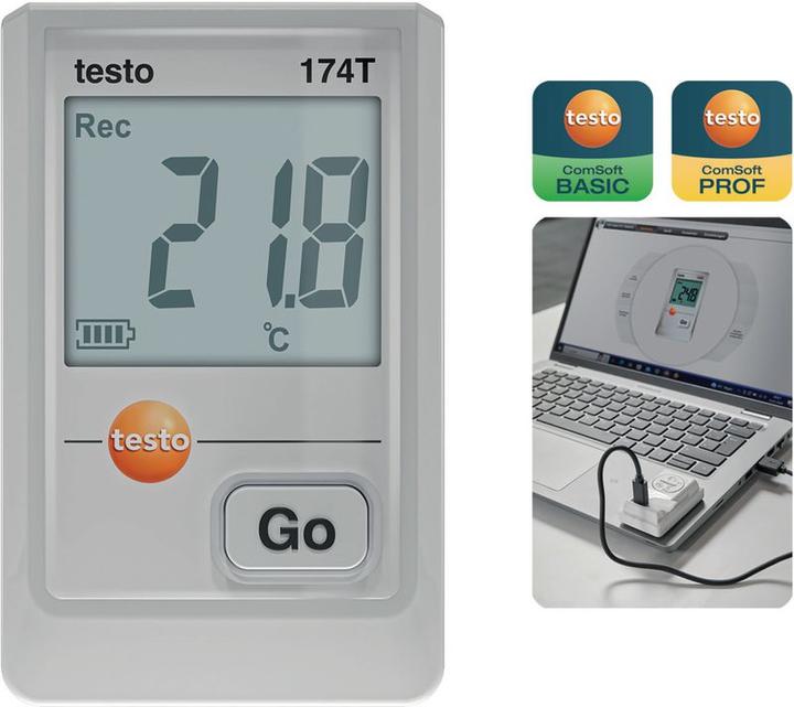 Produktbild Testo Mini-Datenlogger 174 T / USB-C