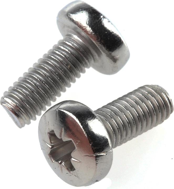 Produktbild RS PRO Schrauben Linsenkopf A2 Kreuz M5x12mm (100 Schrauben pro Stück)