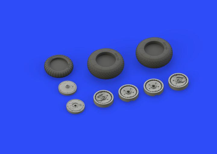 Eduard Me 262 wheels for Revell