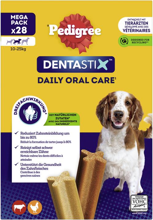 Immagine prodotto Pedigree Denta Stix M (Adulto, 28 pz., 720 g)