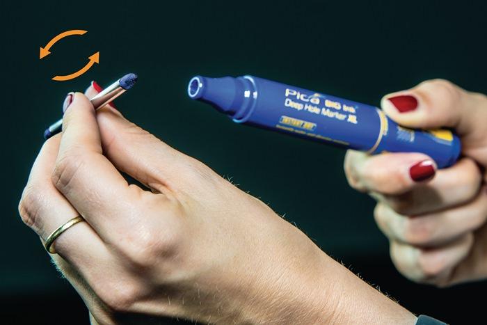 Immagine prodotto Pica Penna a punta di feltro (Blu, 4 mm, 1 x)
