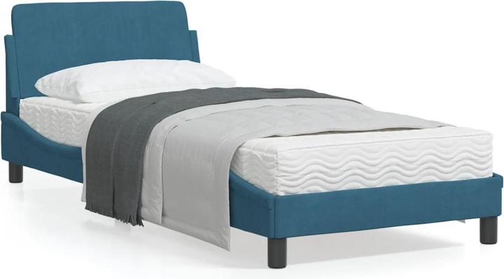 Produktbild vidaXL Bettgestell mit Kopfteil Samt (80 x 200 cm)