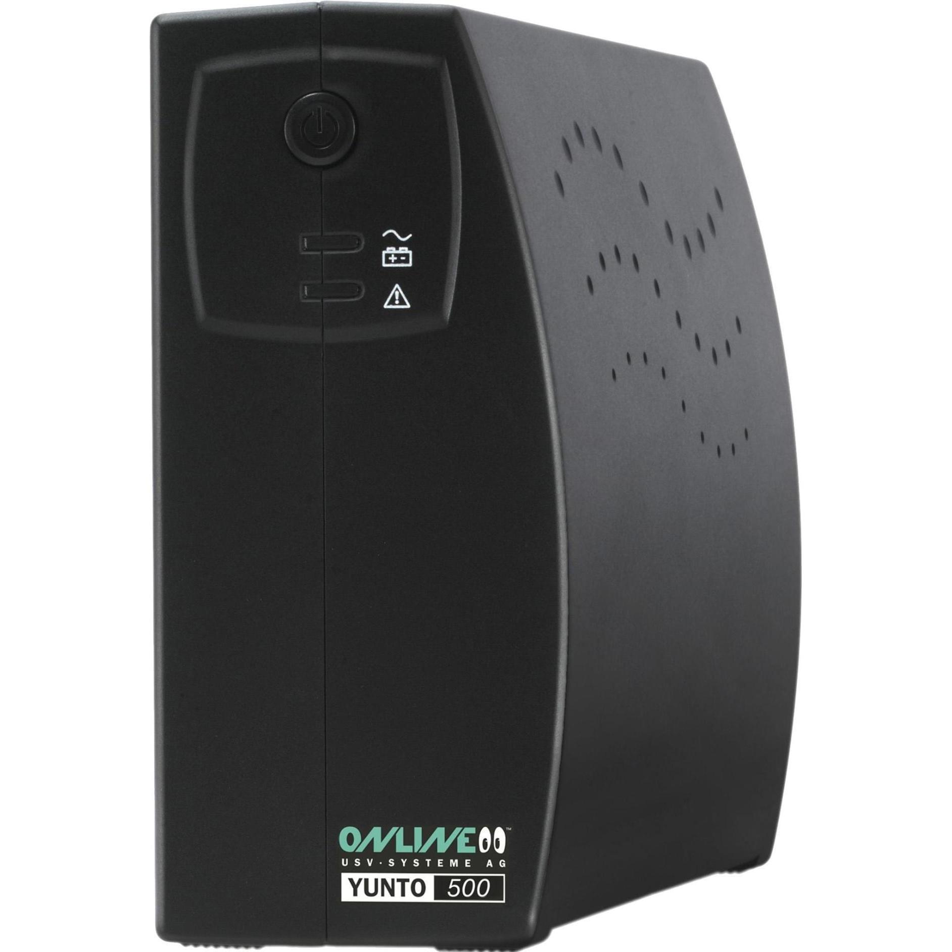 Online USV Yunto 500, 500VA/300W (500 VA, 300 W, Line-Interaktiv USV), USV