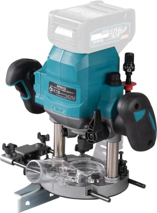 Immagine prodotto Makita RP 001 GM1 Fresatrice a batteria 40 V max. 12 mm brushless + 1x batteria 4.0 Ah - senza caricatore