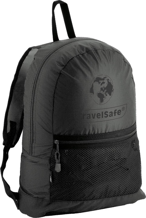 TravelSafe Leichter Rucksack – Faltbar – Schwarz