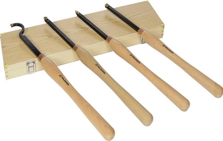 Holzmann Drechseleisenset mit aust.HM Schneidplatte