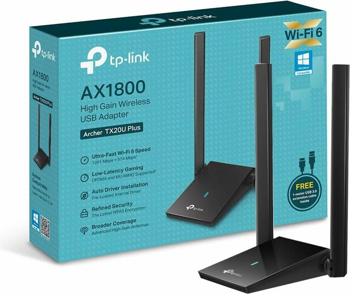 Immagine prodotto TP-Link Adattatore USB Archer TX20U Plus Wi-Fi 6 AX1800 (USB)