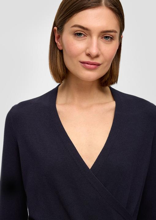 Actual product image s.Oliver Strickpullover Strickpullover in Wickel-Optik (34)