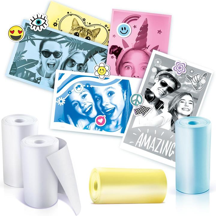 Actual product image Canal Toys Instant Camera Refill Kit 8x Foto-Papier + Sticker (10 pcs.)