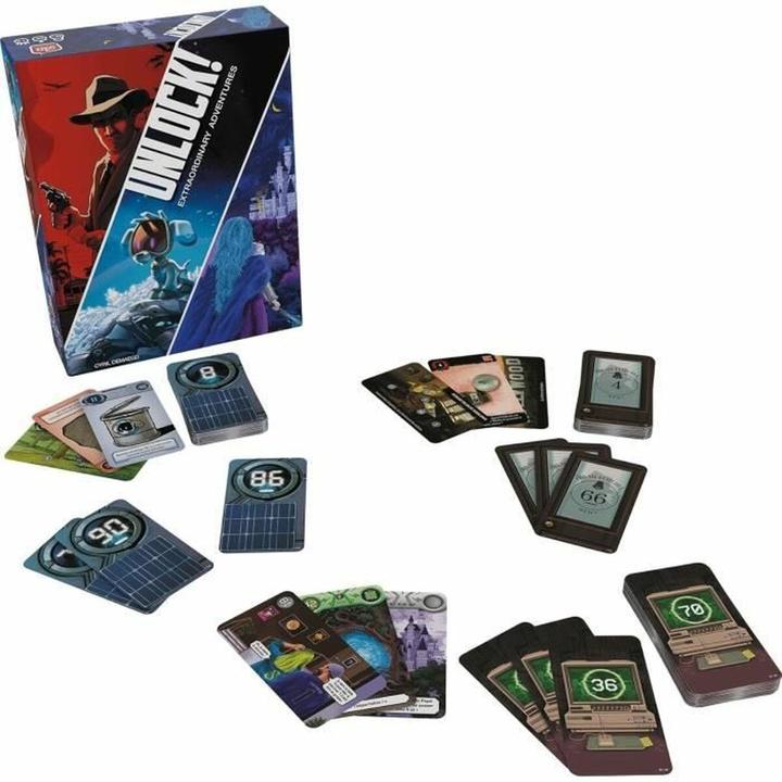 Actual product image Asmodée Unlock! Extraordinary Adventures (French, 1 - 5 Players)