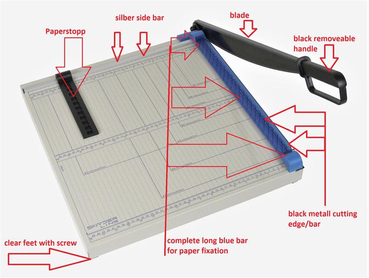 Immagine prodotto Snyderline Taglierina a leva A3 (8 lamelle, A3)