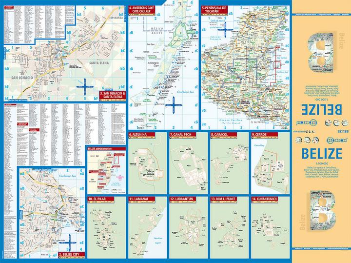 Produktbild Belize 1:500 000 500000