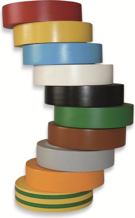 Produktbild HellermannTyton HelaTape Flex Isolierband Orange, 0.15mm x 15mm x 10m (15 mm)