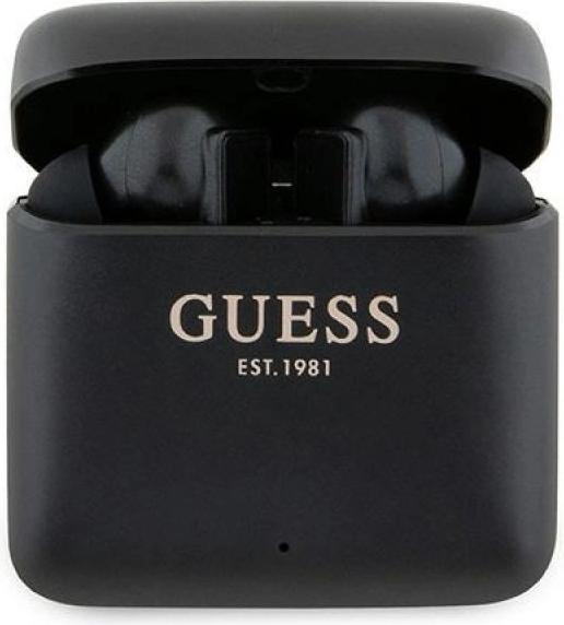 Immagine prodotto Guess słuchawki Bluetooth GUTWSSU20ALEGK TWS + stacja dokująca czarny/nero Logo stampato (5 h, Senza fili)