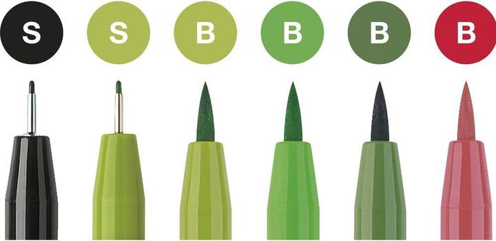 Produktbild Faber-Castell Pitt Art Pen Handlettering (6 x)