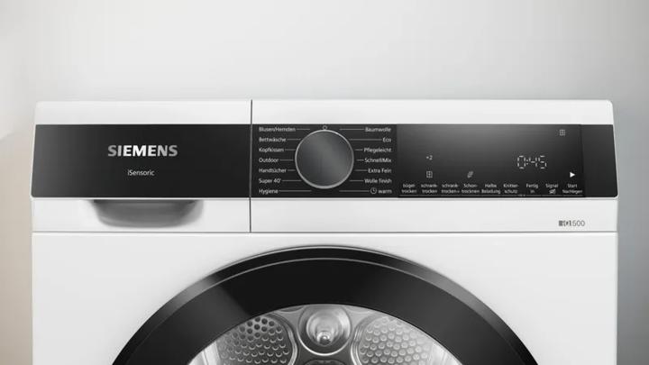 Image du produit Siemens iQ500, Sèche-linge à pompe à chaleur, 9 kg, Blanc, WQ33G2D41 (9 kg, Droite)