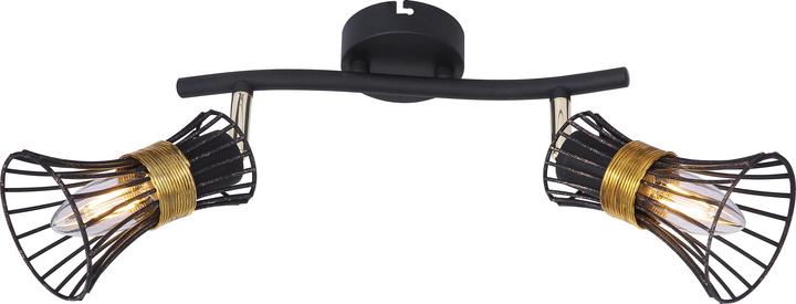 Immagine prodotto Globo Plafoniera nera 2xE14 (E14)