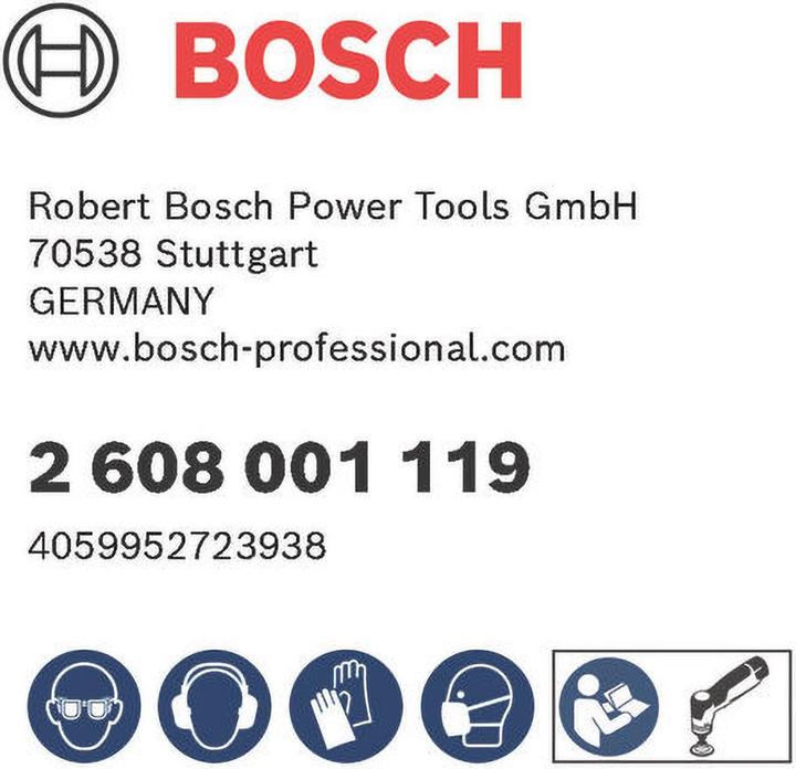 Produktbild Bosch Hausgeräte Polierteller PRO 77 mm Klettverschluss 2608001119