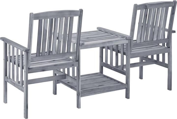 Produktbild vidaXL Gartenstuhl mit Teetisch