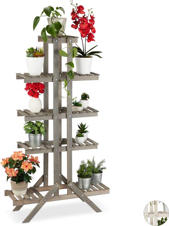 Produktbild Relaxdays Blumentreppe