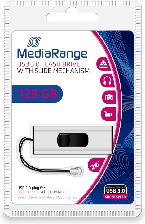 Produktbild MediaRange SuperSpeed (128 GB, Micro USB, USB-A, USB 3.0)
